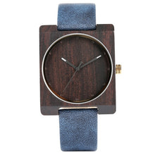 Load image into Gallery viewer, MZT 3092 | Wood Square Watch